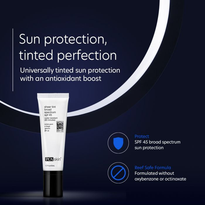 PCA Skin Sheer Tint Broad Spectrum SPF 45